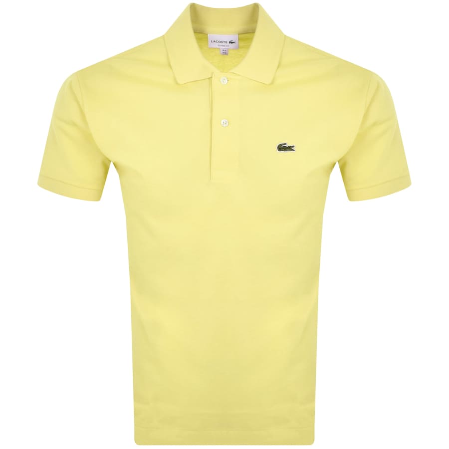 Lacoste Classic Fit Polo T Shirt Yellow Mainline Menswear Canada